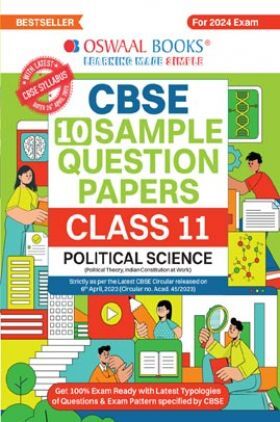 Oswaal CBSE Sample Question Papers Class 11 Political Science for 2024 Exam